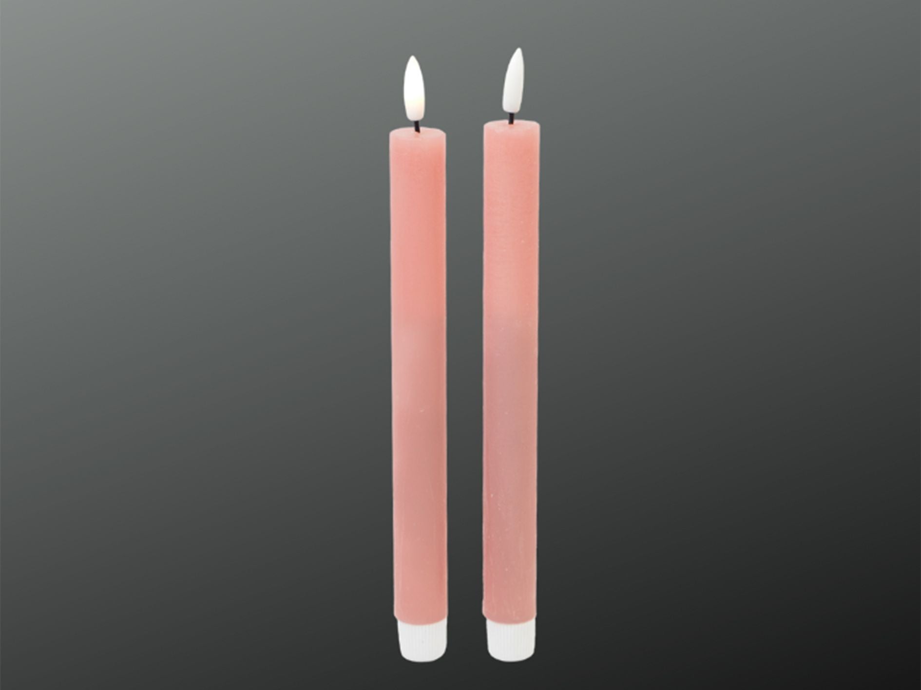 LED Stabkerze malve Ø2,2m H24cm on/off Schalter