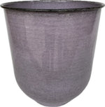 Lade das Bild in den Galerie-Viewer, Pflanzkübel Metall Kübel Pflanzgefäß violett Pflanztopf Ø26+28+32cm Blumenkübel  Pflanzschale Blumentopf Garten 3Größen wählbar
