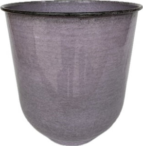 Pflanzkübel Metall Kübel Pflanzgefäß violett Pflanztopf Ø26+28+32cm Blumenkübel  Pflanzschale Blumentopf Garten 3Größen wählbar