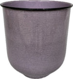 Lade das Bild in den Galerie-Viewer, Pflanzkübel Metall Kübel Pflanzgefäß violett Pflanztopf Ø26+28+32cm Blumenkübel  Pflanzschale Blumentopf Garten 3Größen wählbar

