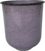 Lade das Bild in den Galerie-Viewer, Pflanzkübel Metall Kübel Pflanzgefäß violett Pflanztopf Ø26+28+32cm Blumenkübel  Pflanzschale Blumentopf Garten 3Größen wählbar
