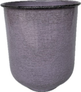 Pflanzkübel Metall Kübel Pflanzgefäß violett Pflanztopf Ø26+28+32cm Blumenkübel  Pflanzschale Blumentopf Garten 3Größen wählbar