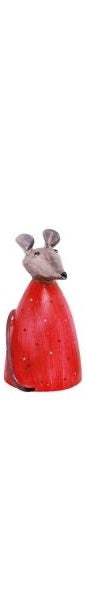 Zaunfigur Zaunhocker BauernHof Kanu Metall 12x10x24 cm Esel, Frosch, Katze, Maus, Kuh, Pferd Pfostenhocker Dekofigur Garten 6Motive wählbar
