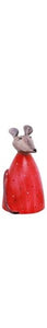 Zaunfigur Zaunhocker BauernHof Kanu Metall 12x10x24 cm Esel, Frosch, Katze, Maus, Kuh, Pferd Pfostenhocker Dekofigur Garten 6Motive wählbar