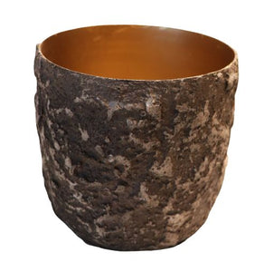 Übertopf Metall Topf naturdekor Blumentopf 2Größen wählbar