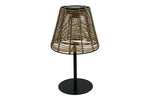 Lade das Bild in den Galerie-Viewer, Solar Tischlampe Hira Naturel 33 cm – LED Solarlampe für Garten, Terrasse &amp; Balkon - Warmweiß, IP44, dekorative Outdoor-Leuchte in Natur-Optik
