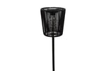 Lade das Bild in den Galerie-Viewer, Solar Gartenstecker Jerard Schwarz 70 cm – LED Solarleuchte mit 10 warmweißen LEDs – IP44, dekorative Solar Gartenbeleuchtung für Beete, Wege, Rasen &amp; Terrasse
