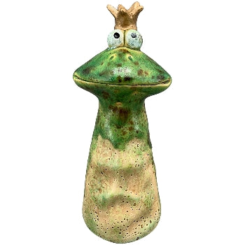 Zaunfigur Zaunhocker Frosch Dolomite Keramik 9,4x9,1x23 cm Pfostenhocker Dekofigur Garten 4Modelle wählbar