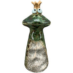 Lade das Bild in den Galerie-Viewer, Zaunfigur Zaunhocker Frosch Dolomite Keramik 9,4x9,1x23 cm Pfostenhocker Dekofigur Garten 4Modelle wählbar
