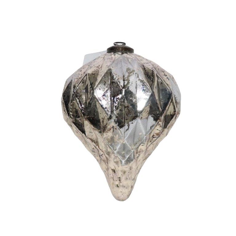 Baumkugel Kugel Glas Onion peral Ø13+16cm 2Größen wählbar