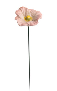 2x Blüte Keramik rosa Gartenstecker Insektentränke Ø10cm Stab 48cm Stecker Blütenstecker Garten