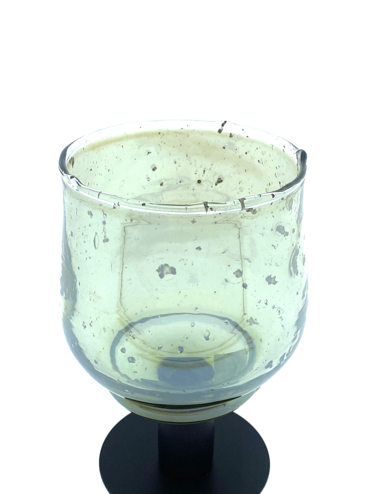 Glasaufsatz für Kerzenhalter Kerzenleuchter Teelichterhalter grün Ø9cm – finehomegarden