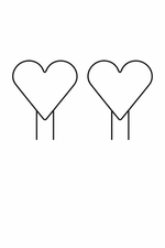 Lade das Bild in den Galerie-Viewer, Metall Herz Gartenstecker – 30 × H31 cm – Stablänge 15,5 cm – Schwarz – Deko Herz aus Metall für Garten &amp; Blumentöpfe
