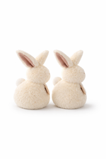 Lade das Bild in den Galerie-Viewer, Plüschhase 2erSet Weiß – Deko-Hase aus Plüsch, 18 × 8 × H27 cm – Oster- &amp; Frühlingsdekoration für Wohnbereich
