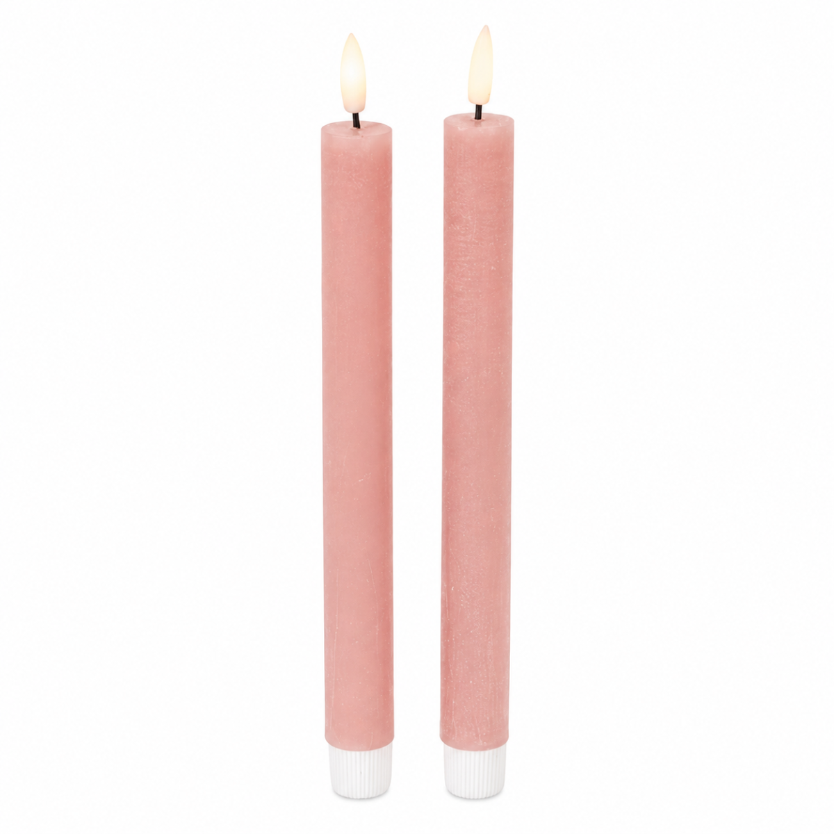 LED Stabkerze malve Ø2,2m H24cm on/off Schalter