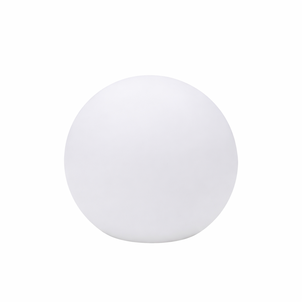Solar LED Kugelleuchte Ø20/25/30cm Außenleuchte Garten, Balkon & Terrasse Wetterfest IP44 Warmweißes Licht Kunststoff Weiß Dekorative Solar Gartenlampe 3Größen wählbar