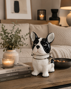 Candy Bowl Hund Keramik 18x14cm 24cm – Dekorativer Süßigkeitenhalter mit Schale – Bonbonschale für Süßigkeiten, Snacks, Nüsse und Schokolade – Wohn- und Tischdekoration