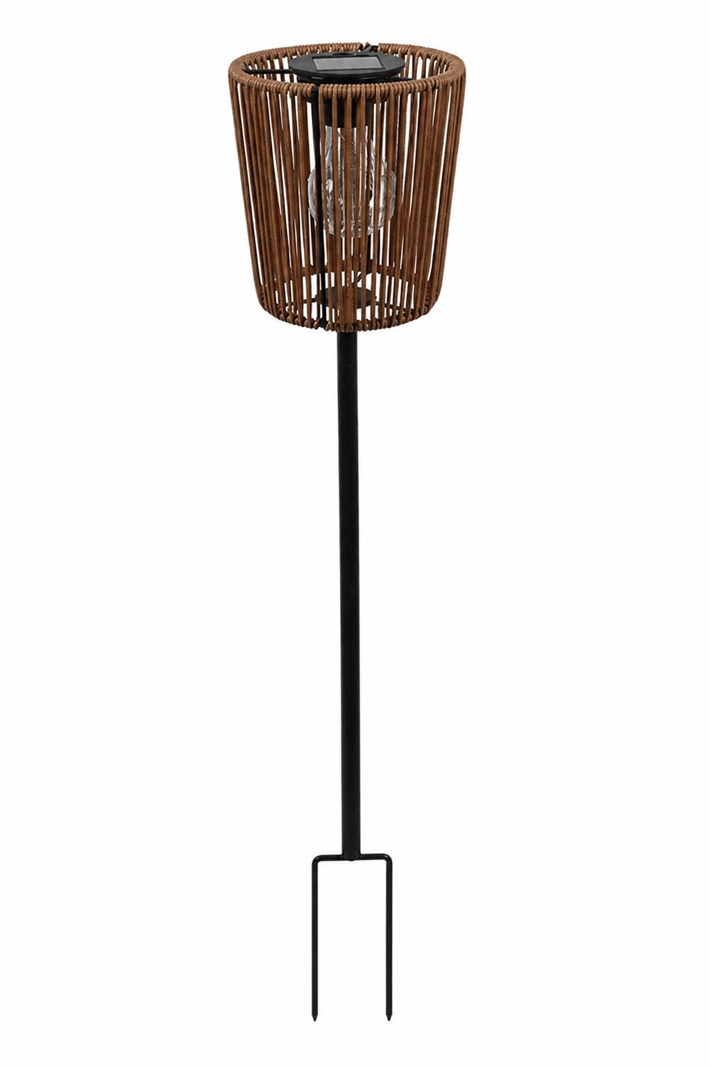 Solar Gartenstecker Jerard Natur 70 cm – LED Solarleuchte mit 10 warmweißen LEDs – IP44, dekorative Solar Gartenbeleuchtung für Beete, Wege, Rasen & Terrasse