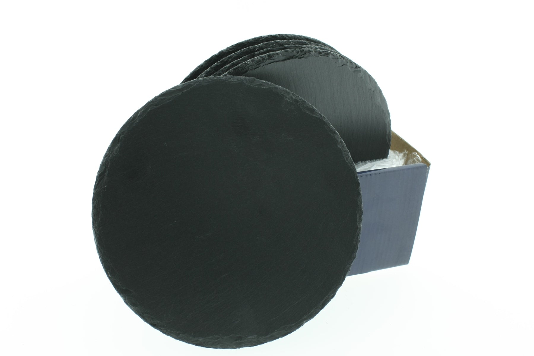 Platzset 6erSet Schiefer natur Schieferplatte Ø20+25cm 2Größen wählbar