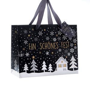 Geschenktaschen Weihnachten Geschenkverpackung 22x10x17cm Geschenktüte 6erSet
