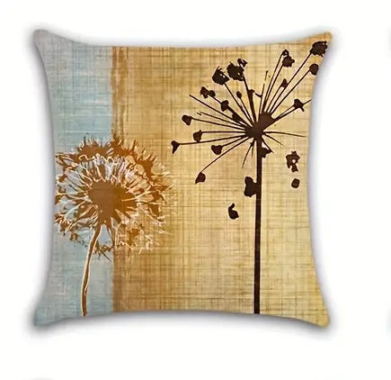 Kissen Outdoor Garten Wasserabweisend 45 x 45 cm Gräser natur/braun Dekokissen 4 Motive wählbar