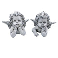 Engel Valo 2-fach sortiert – 16 x 9,9 x H 13 cm – Dekorativer Engel aus Polyresin – Figur Skulptur Herbst, Weihnachts & Winterdeko (Kopie)
