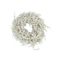 Asparagus Kranz 35 cm in Weiss – Dekorativer Herbstkranz aus Naturmaterial – Türkranz, Wandkranz & Tischdeko – Herbstliche Dekoration
