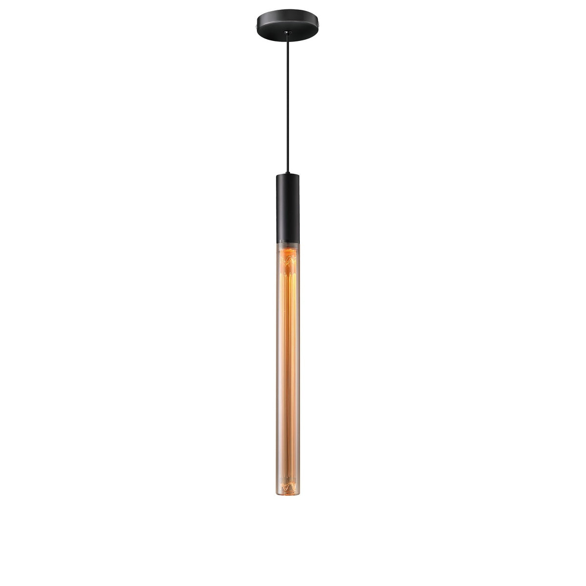 LED Zylinder-Glühbirne 40 cm E27 – 2,5 W – Dekorative LED Lampe mit E27 Fassung & 6 m Kabel