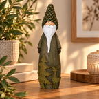 Weihnachtsmann Braun Kupfer – 29,5 cm | Polyresin Weihnachtsdeko