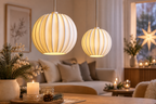 Wechsel-Lampenschirm Flod klein 9 cm + 12 cm – Ersatz-Lampenschirm für LED Baby-, Mini-, Midi- & Fensterstern 2Größen wählbar