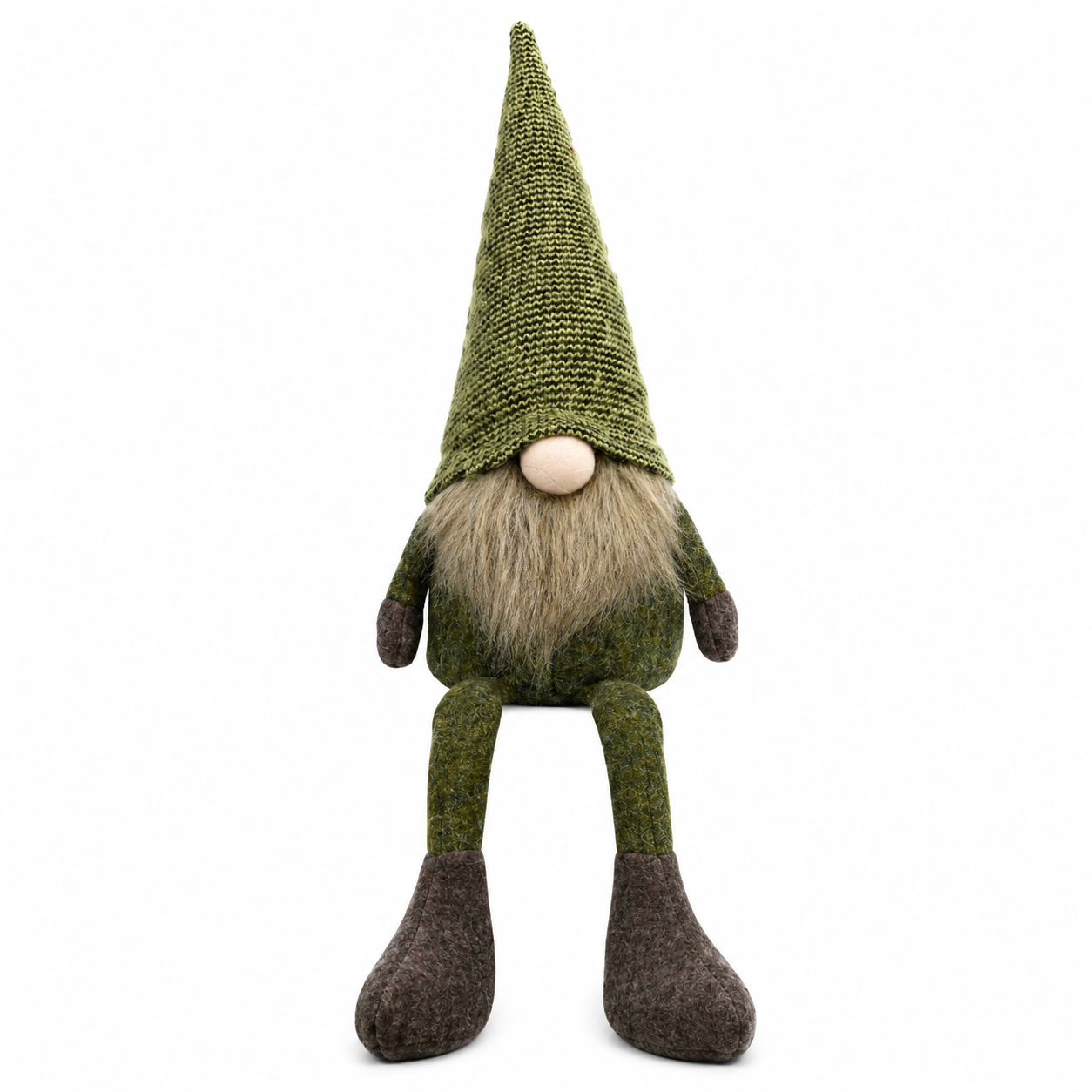 Wichtel Weihnachtswichtel Kantenhocker Stoff H29cm + H49cm grün Weihnachtsdeko Herbst Weihnachten Kantenhocker 2Größen wählbar
