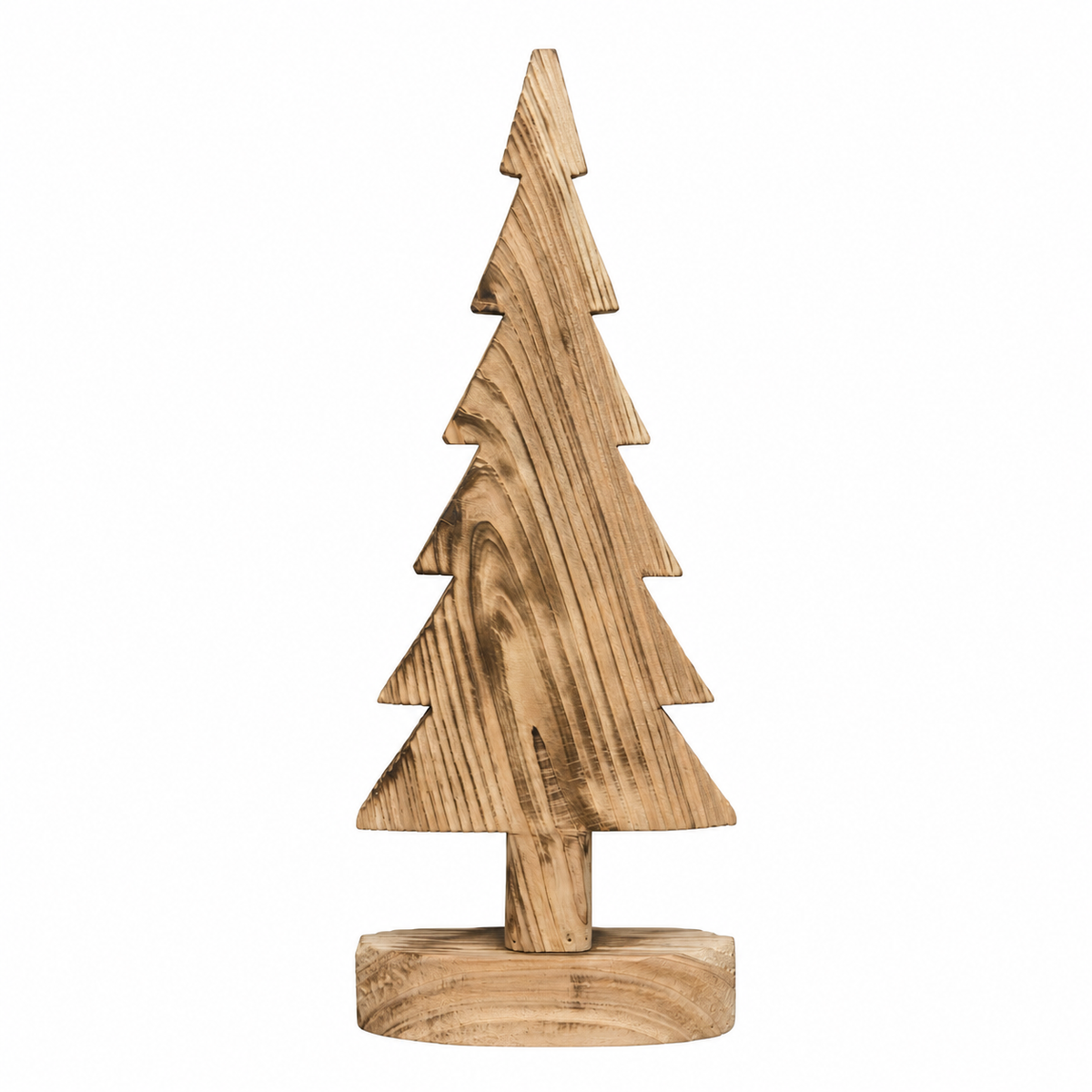 Holz Tanne Baum Dekotanne zum stellen H60cm/H80cm/H100cm Advent Winter Weihnachten Tisch Fenster Aufsteller Dekoration 3Größen wählbar