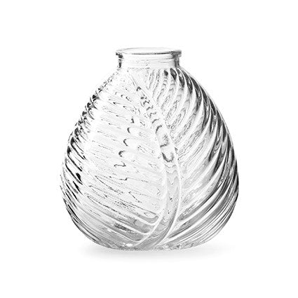 2x Glasvase Celeste Vase klar Ø12,5cm H13cm