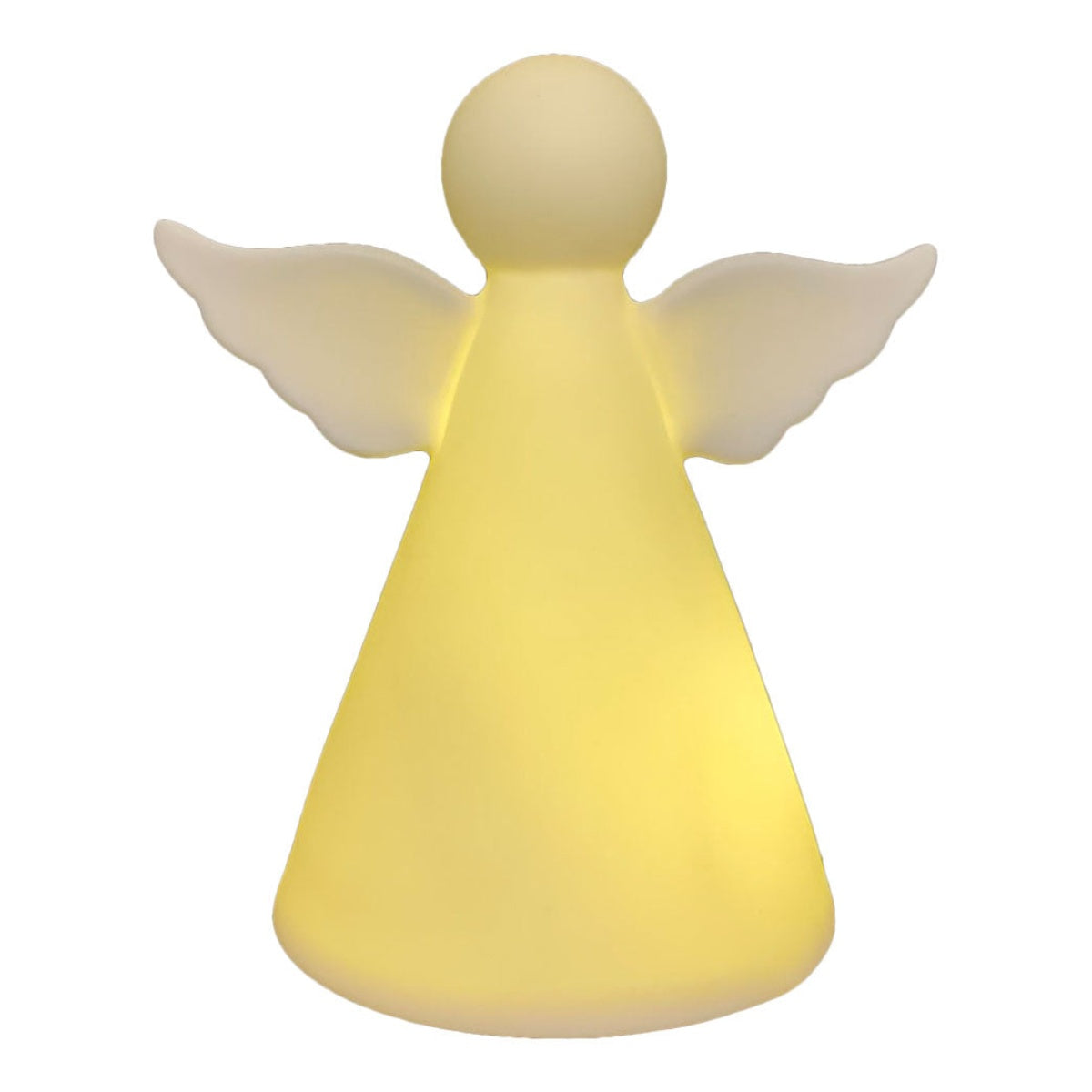 LED Engel Porzellan weiß H8cm/12cm/18cm Weihnachten 2Größen wählbar