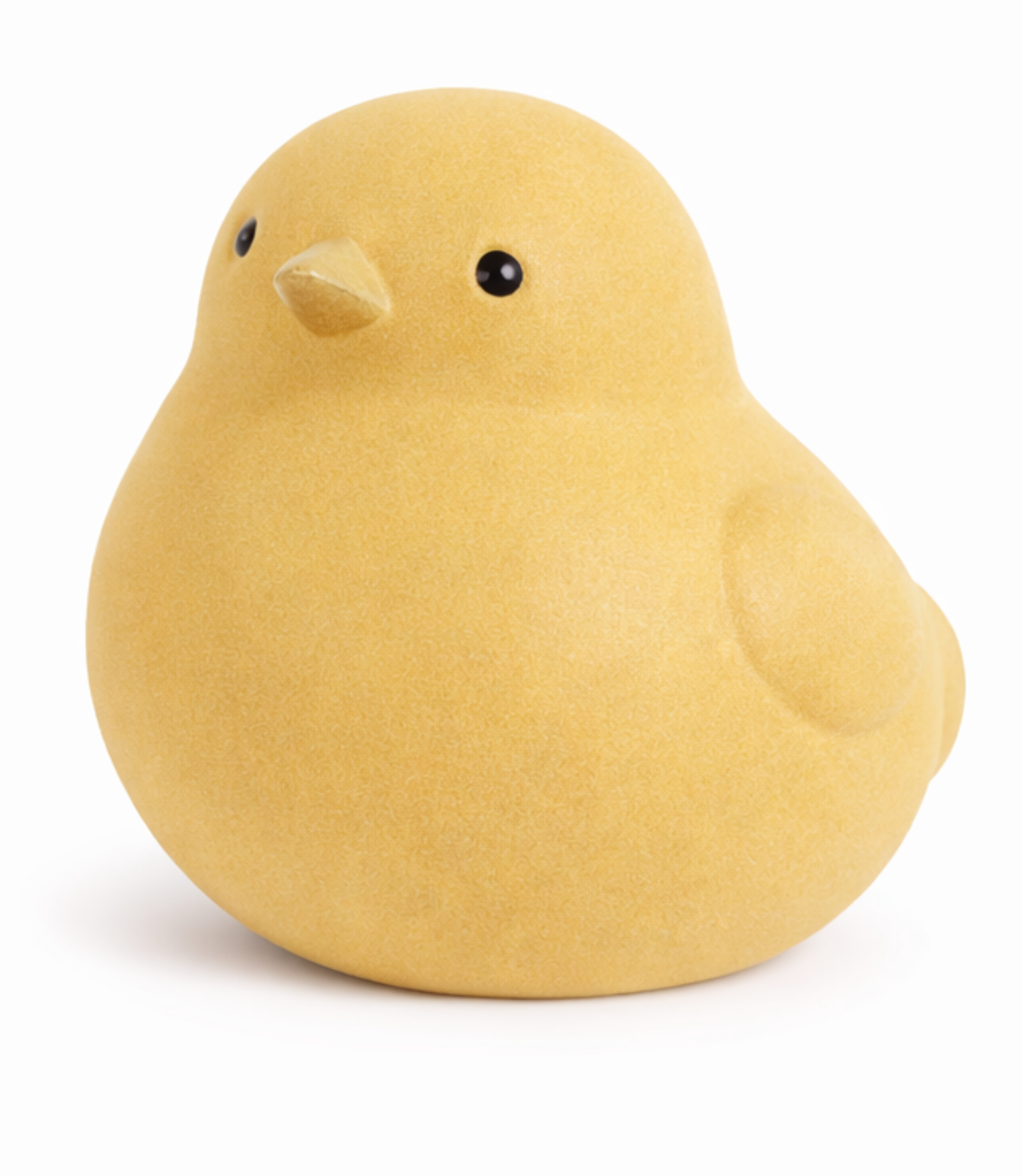 Vogel Keramik Dekofigur H12,5cm+ h18,5cm+H24cm Moderner Dekovogel in gelb – Wohnraum- & Tischdekoration 3Größen wählbar