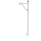 Lade das Bild in den Galerie-Viewer, Metall Stab Garten Hirtenstab Laternenhalter Stecker Schäferstock 47xH180cm

