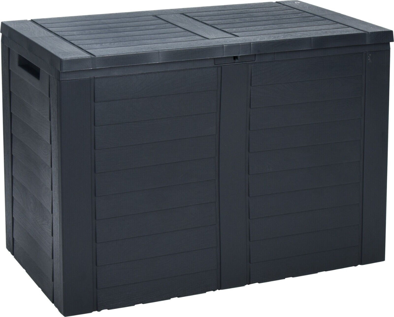 Auflagenbox Kissenbox 170 Liter Gartenkissen 75x44x43cm Gartenbox anthrazit