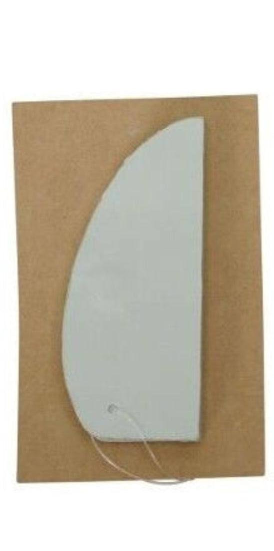 Osterei Waben-Optik Ø8 H10cm 2er Set Osterschmuck Papier&Pappe mint