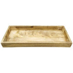 Lade das Bild in den Galerie-Viewer, Tablett Dost Holz natur 34x12cm H4cm Serviertablett Holztablett
