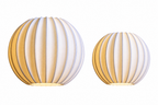 Wechsel-Lampenschirm Flod klein 9 cm + 12 cm – Ersatz-Lampenschirm für LED Baby-, Mini-, Midi- & Fensterstern 2Größen wählbar