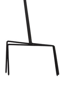 Windrad Metall Doppel Windspiel Gartendeko Balkon Terrasse bunt Ø36x16cm H170cm