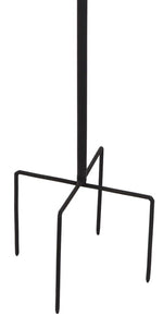 Windrad Metall Doppel Windspiel Gartendeko Balkon Terrasse zink Ø38,5x17,5cm H150cm