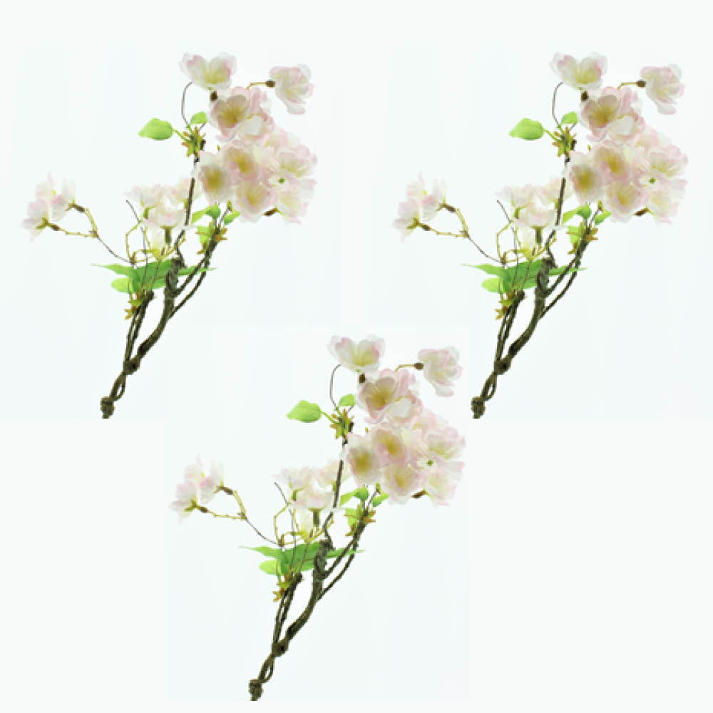 Kirschblütenzweig L50cm rosa künstlich Blume 3Stück