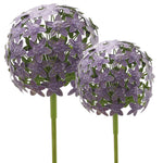 Lade das Bild in den Galerie-Viewer, Allium-Stecker Metall purple 2erSet
