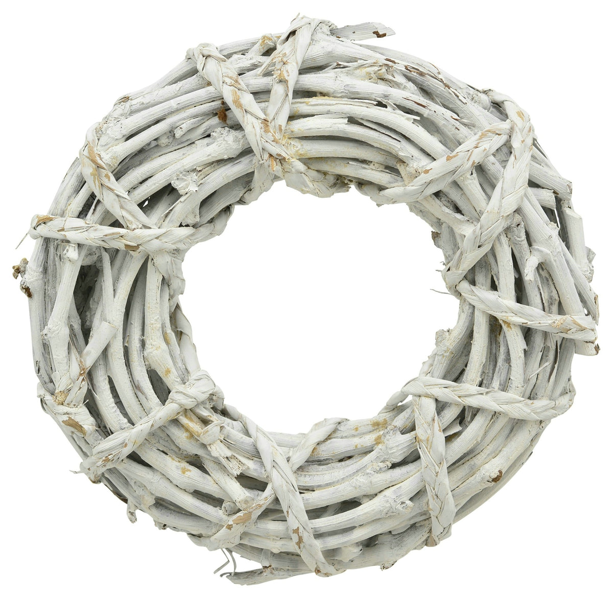 Kranz Türkranz Rattan 2er Set weiß Naturmaterial Ø25 cm H8cm – finehomegarden