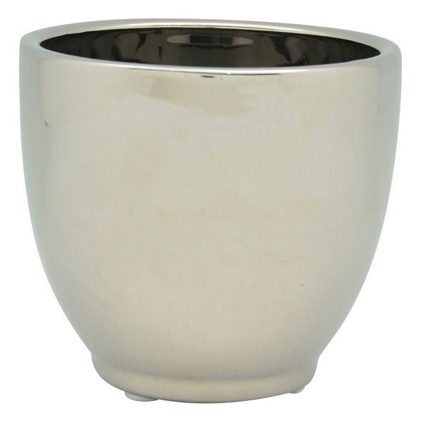 Übertopf silber ArgenT Ø15 cm Keramik