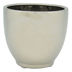 Übertopf silber ArgenT Ø15 cm Keramik