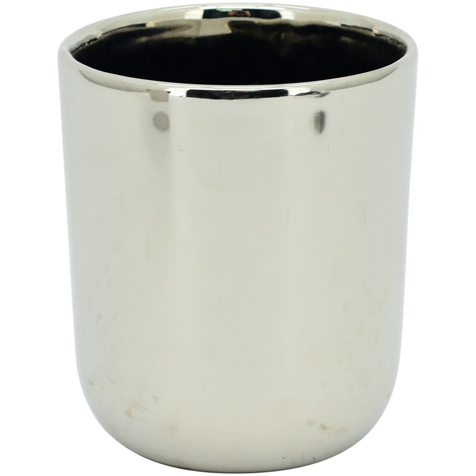 Übertopf silber ArgenT Ø11 cm Keramik