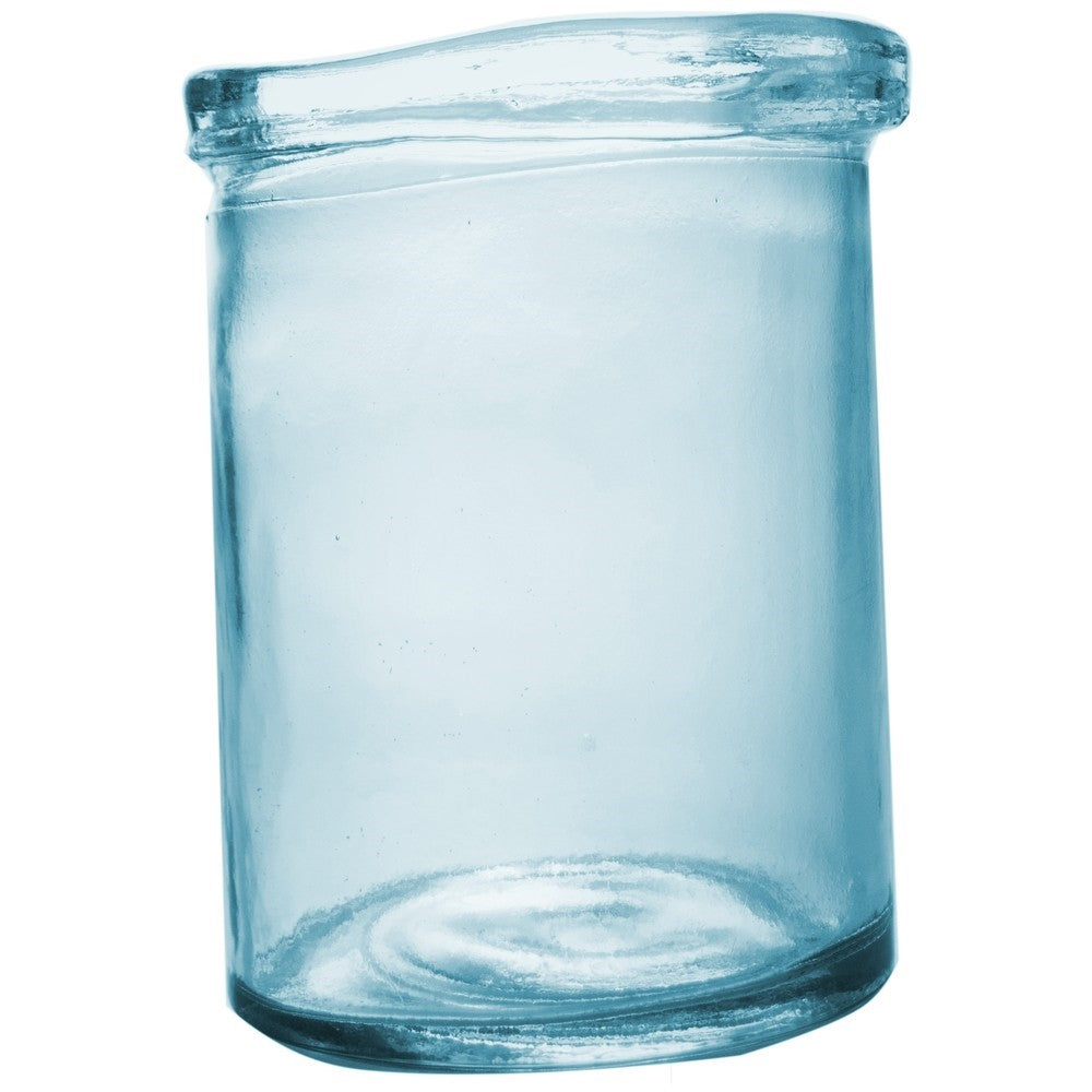 Vase VERRE Glasvase Ø15cm H20cm sky blau