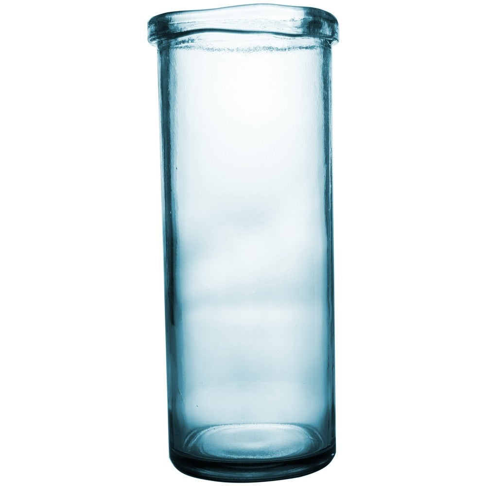 Vase VERRE Glasvase Ø15cm H36cm sky blau